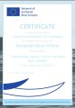Blue School Certificate